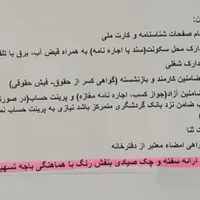 نیازمند ضامن فقط با جواز کسب و چک هستم