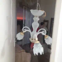 لوستر شیشه ای لاله ای|لوستر و چراغ آویز|کرج, شهرک فهمیده|دیوار