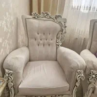 مبل نیمه سلطنتی نیلوفر دسته دوم چکی و نقدی|مبلمان خانگی و میز عسلی|یزد, |دیوار