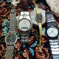 ساعت۴موتوره اصل  اورینت اصل ژاپن زنانه OMAX زد اب