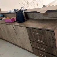 کابینت آشپزخانه هود و گاز صفحه ای استیل