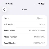 ۱۶پرومکس رنگ دیزرت ۲۵۶ گیگ