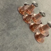 ی دست کامل فنجون نعلبکی تمام مس تمیز و سالم