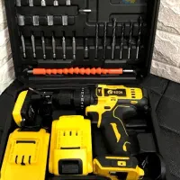 دریل شارژی براشلس چکشی سه نظام فلزی