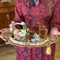 رانر رزین لعاب چینی نقاشی با کیفیت|ظروف سرو و پذیرایی|تهران, تهرانسر شمالی|دیوار