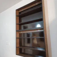 قفسه ، شلف ، جای ماگ ، استند ناخون|کتابخانه، شلف، قفسه‌های دیواری|رشت, کوی مهر|دیوار