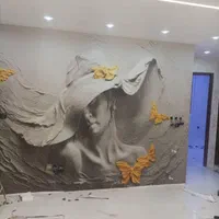کاغذ دیواری پوستر سه بعدی موکت کناف کفپوش|مصالح و تجهیزات ساختمان|شیراز, شهرک پرواز|دیوار