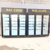 یخچال ایستاده ۳درب ۲متری پشت بسته فروشگاهی