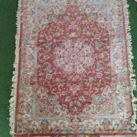 فرش زرنیم طرع علیا زمینه گلبهی پرداخت نشده