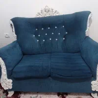 مبل رنگ آبی|مبلمان خانگی و میز عسلی|بوئین زهرا, |دیوار