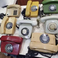 تلفن رومیزی  قدیمی  دکوری  سلطنتی|تلفن رومیزی|جهرم, |دیوار