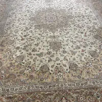 فرش کاشان ۱۲ متری زمینه کرم بسیارزیبا|فرش|تهران, علی‌آباد|دیوار