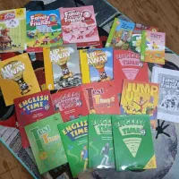 کتابهای زبان کانون زبان و کتاب کار ریاضی ۴ ام