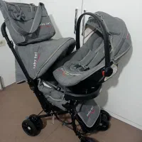 ست کامل کالسکه،کریر،ساک یا کیف در ح  اکبند