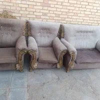 فروش ۴ عدد مبل|مبلمان خانگی و میز عسلی|شهرضا, |دیوار