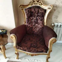 میز ناهارخوری هشت نفره همراه با مبلمان هفت نفره