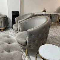 مبل راحتی مکانیزه چستر و میز ناهارخوری ست|مبلمان خانگی و میز عسلی|اندیشه, شهرک صدف|دیوار