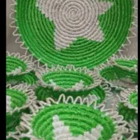 ست طبق وکاسه وپیش دستی و سبد شادگان خنافره