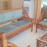 تخت سنتی گره چینی|مبلمان خانگی و میز عسلی|نیشابور, فضل|دیوار