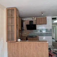 کابینت و هود درب چوبی