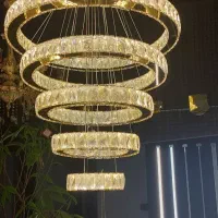 لوستر کریستالی|لوستر و چراغ آویز|بیرجند, |دیوار