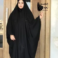 چادر مشکی گلدوزی جواهر دوزی|لباس|خمینی‌شهر, |دیوار