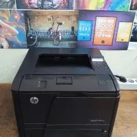 پرینتر HP 401n در حد آکبند