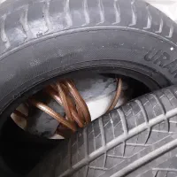 دو حلقه لاستیک بارز و کویر ۱۸۵،۶۵،۱۴