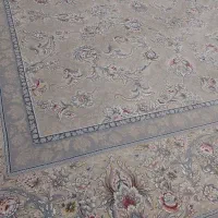 یک جفت فرش ۹ متری ۱۲۰۰ شانه برجسته کاملا نو