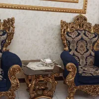 مبل استیل نه نفره همراه میز ناهار خوری|مبلمان خانگی و میز عسلی|قرچک, پارس سرام|دیوار
