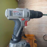 دریل شارژی کرون. تراز لیزری کنزاکس.تیغ برش .پایه