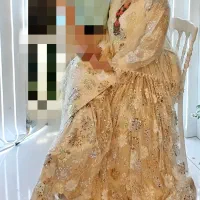 لباس عروس یک بار استفاده شده بدون هیچ مشکلی|لباس|یاسوج, |دیوار