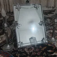 بوفه پشتی دستباف آینه شمعدان|بوفه، ویترین، کنسول|بیرجند, |دیوار