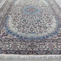 دو فرش دستباف ۱۲ و ۹  ریزبافت رنگ وپشم طبیعی