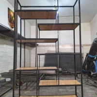 سفارشی  ویترین فلزی شلف استند رگال نظم دهنده|کتابخانه، شلف، قفسه‌های دیواری|رباط‌کریم, رباط‌کریم|دیوار
