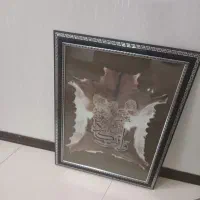 تابلو وان یکاد نو روی پوست نوشته شده سایز 80|تابلو، نقاشی، عکس|مشهد, سرافرازان|دیوار