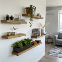 شلف کتابخانه، دکوراتیو چوبی