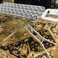 میز اتو جک دار پایه دار قابلیت تنظیم ارتفاع