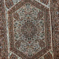 رومیزی چهار تکه ترمه حسینی یزد