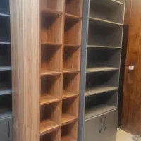 قفسه و کانتر کافه چوبی و ام دی اف