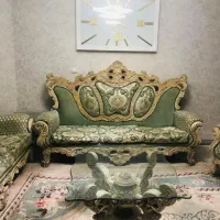 مبل ومیزنهارخوری 8 نفره سلطنتی پرکار|مبلمان خانگی و میز عسلی|تهران, پونک|دیوار