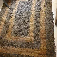 قالیچه مدرن چرم و پشم