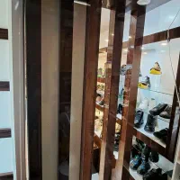 دکور مدرن هایگلاس نور هالوژن|بوفه، ویترین، کنسول|تبریز, |دیوار