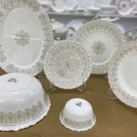 آرکوپال کد148طرح گل لیندا بصورت دستی فله سرویس چکی|ظروف سرو و پذیرایی|یزد, |دیوار