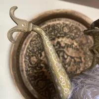 آفتابه برنجی زیبا کلکسیونی قدیمی|کلکسیون اشیاء عتیقه|اندیشه, شهرک صدف|دیوار