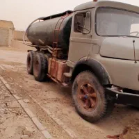 بنز ده چرخ تانکر پلاک قدیم