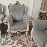 مبل کلاسیک 5نفره به همراه میز جلو مبلی