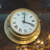 ساعت دیواری برنز و برنجی اصل آلمان آنتیک و عتیقه