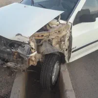 پراید مدل ۸۳ تصادفی