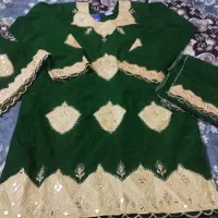 شال هندی و لباس هندی سه تیکه